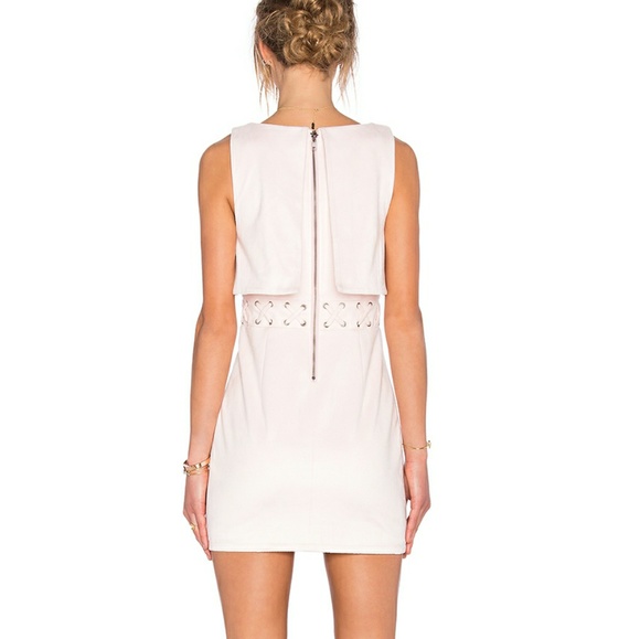 Lovers + Friends Blush Pink Suede Pristine Dress S - Picture 3 of 8